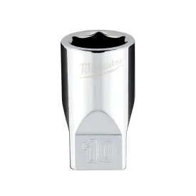 1/4 in. Drive 10mm Metric 6-Point Socket