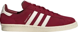 Adidas Sporty & Rich x Campus 80s 'Collegiate Burgundy' sneakers, red