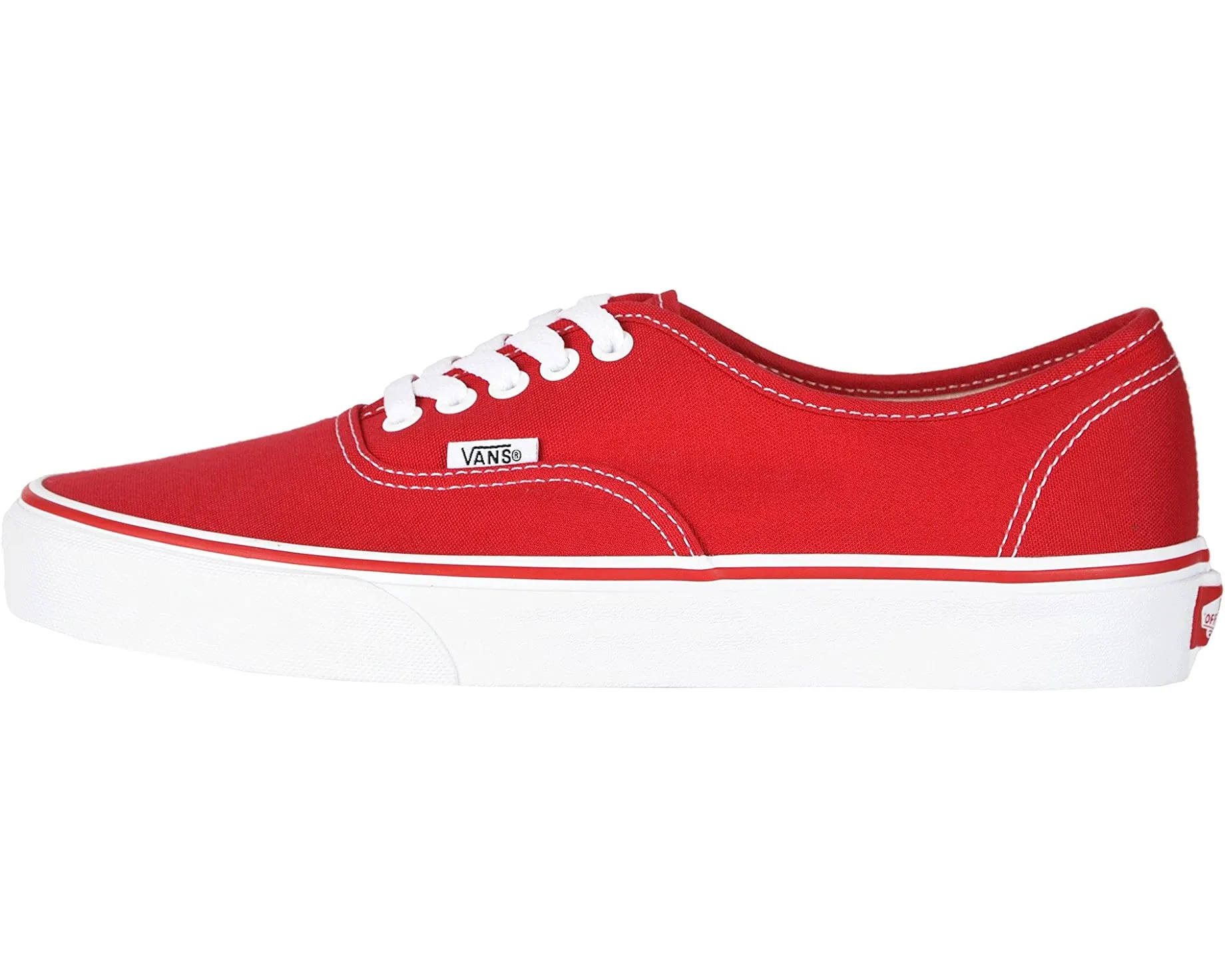 Authentic Core Classics Vans Sneakers, Red