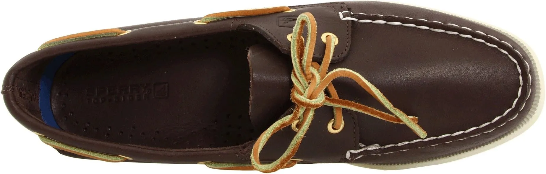 Authentic Original A/O 2 Eye Sperry boat shoes, brown
