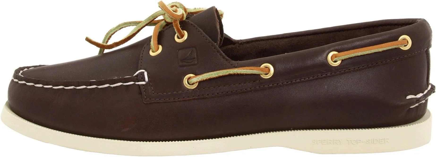 Authentic Original A/O 2 Eye Sperry boat shoes, brown