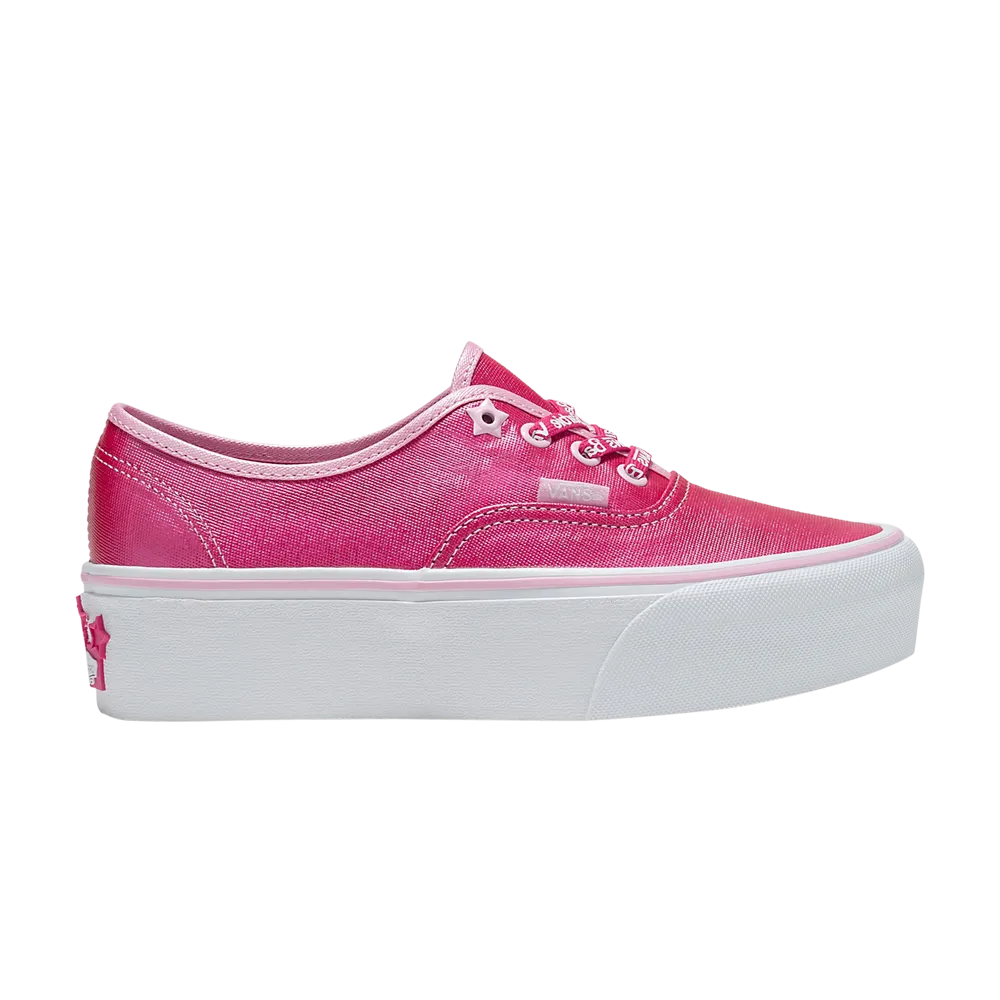 Barbie x Authentic Stackform Vans boots, pink