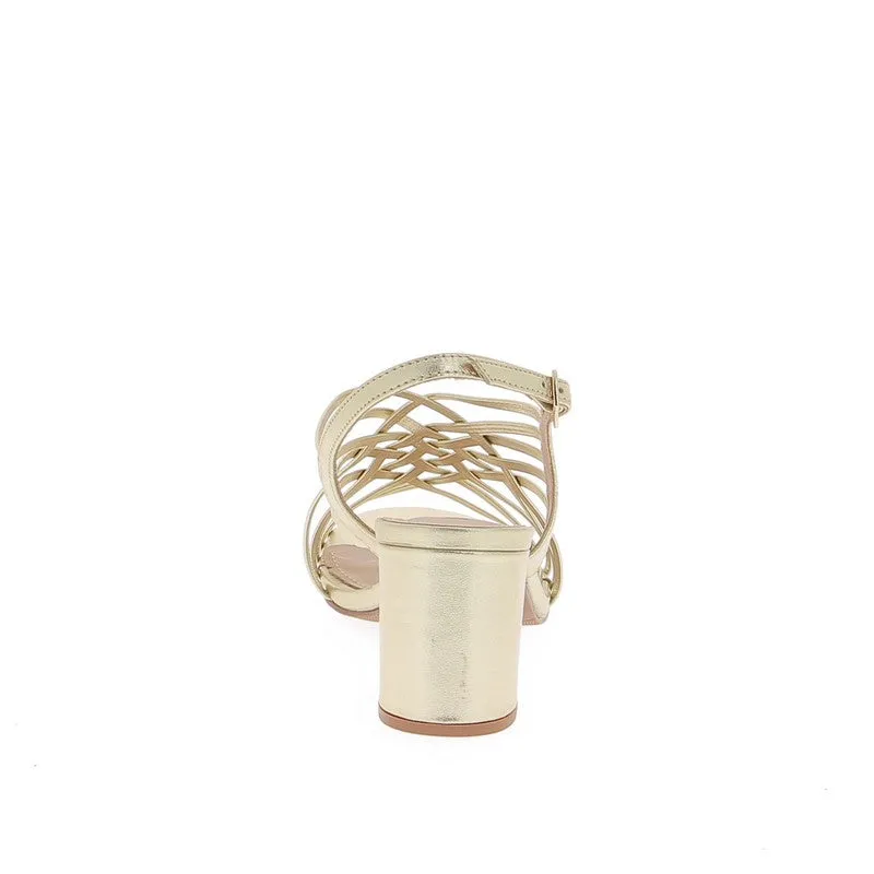 Brazilio 1200568 Champagne Heeled Sandal