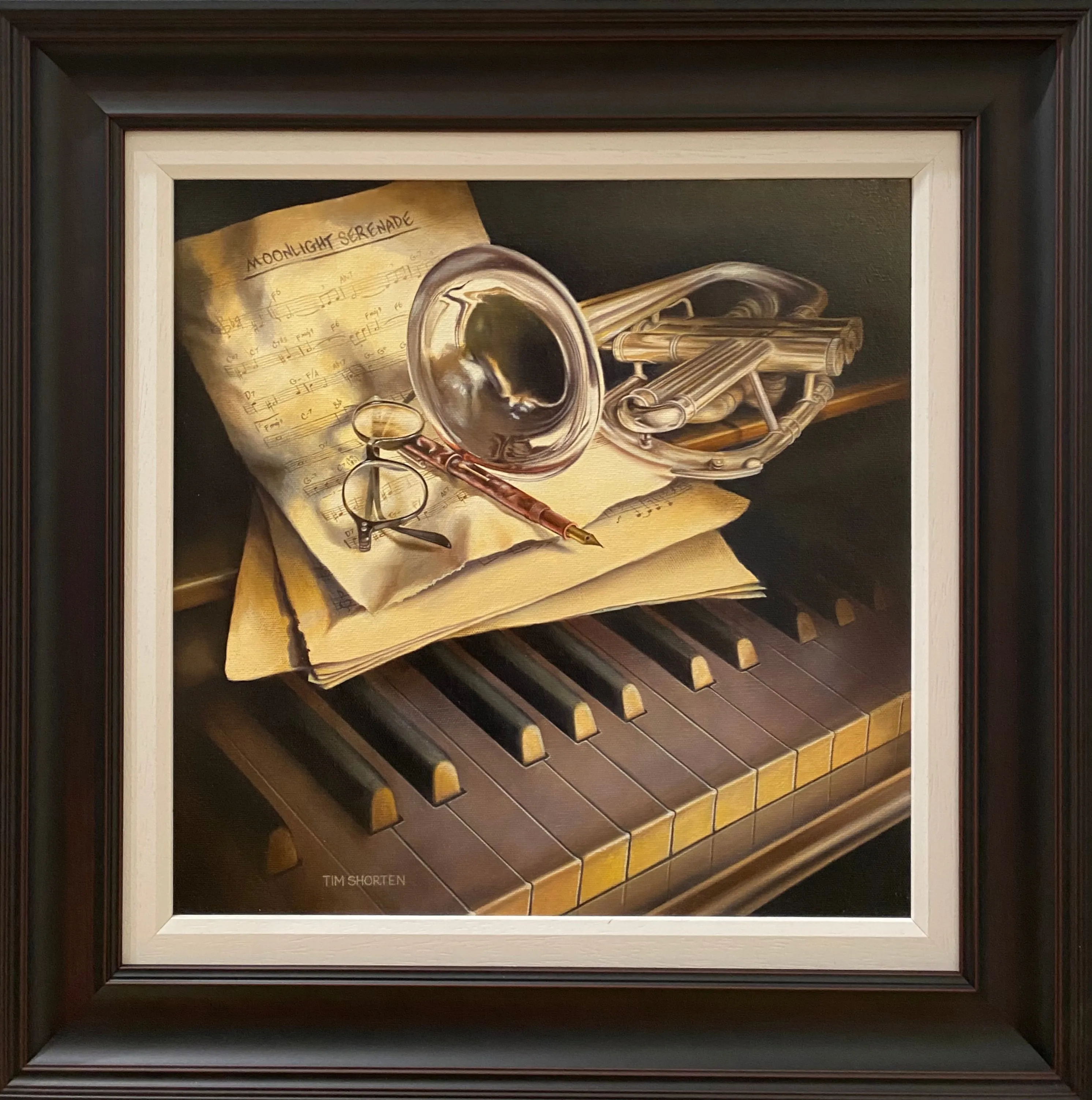 Composition For Glenn - Moonlight Serenade Original by Tim Shorten SOLD