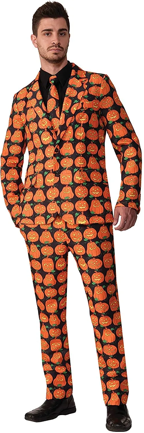 Forum Novelties Pumpkin Suit and Tie Adult Costume