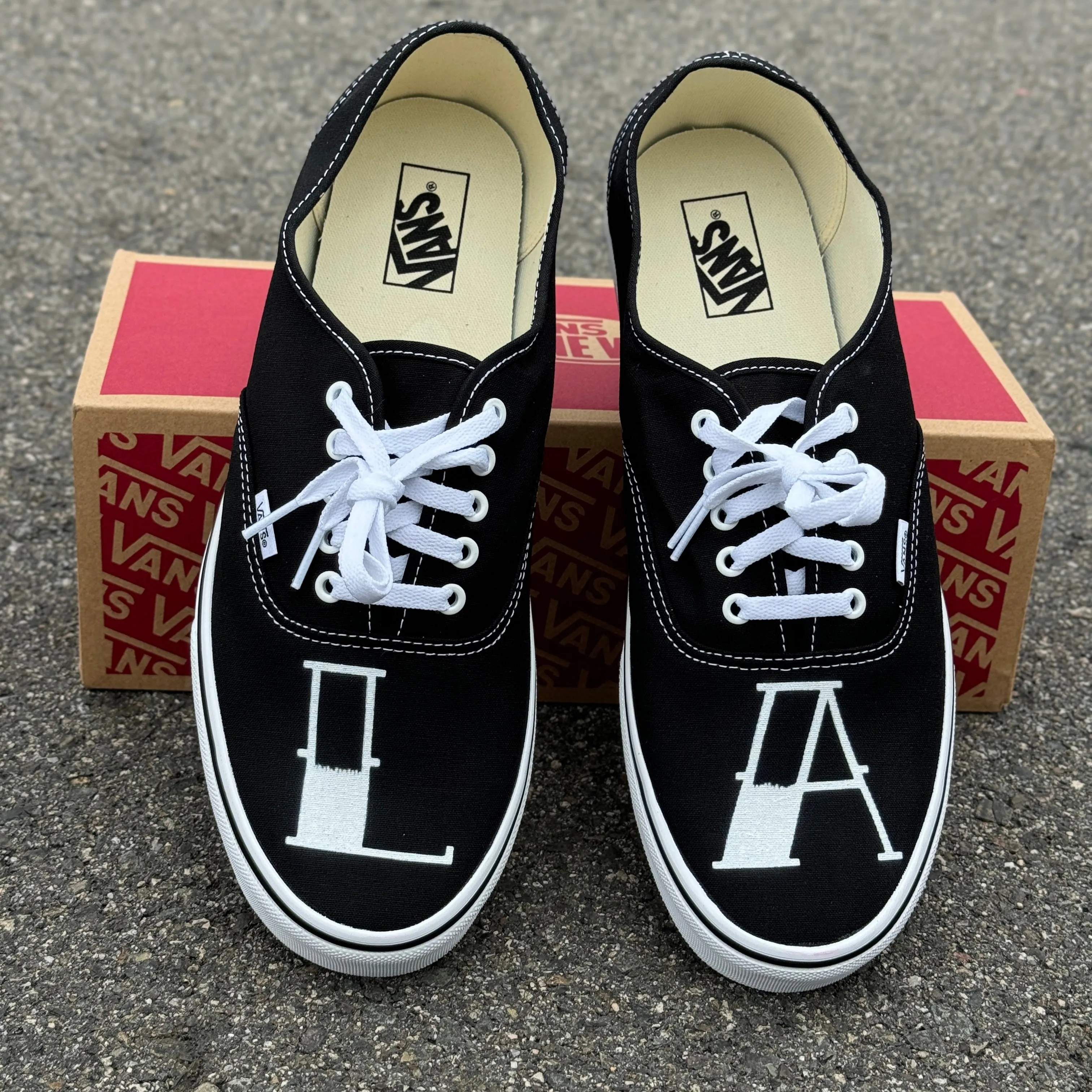 LA Custom Black Slip On Authentic