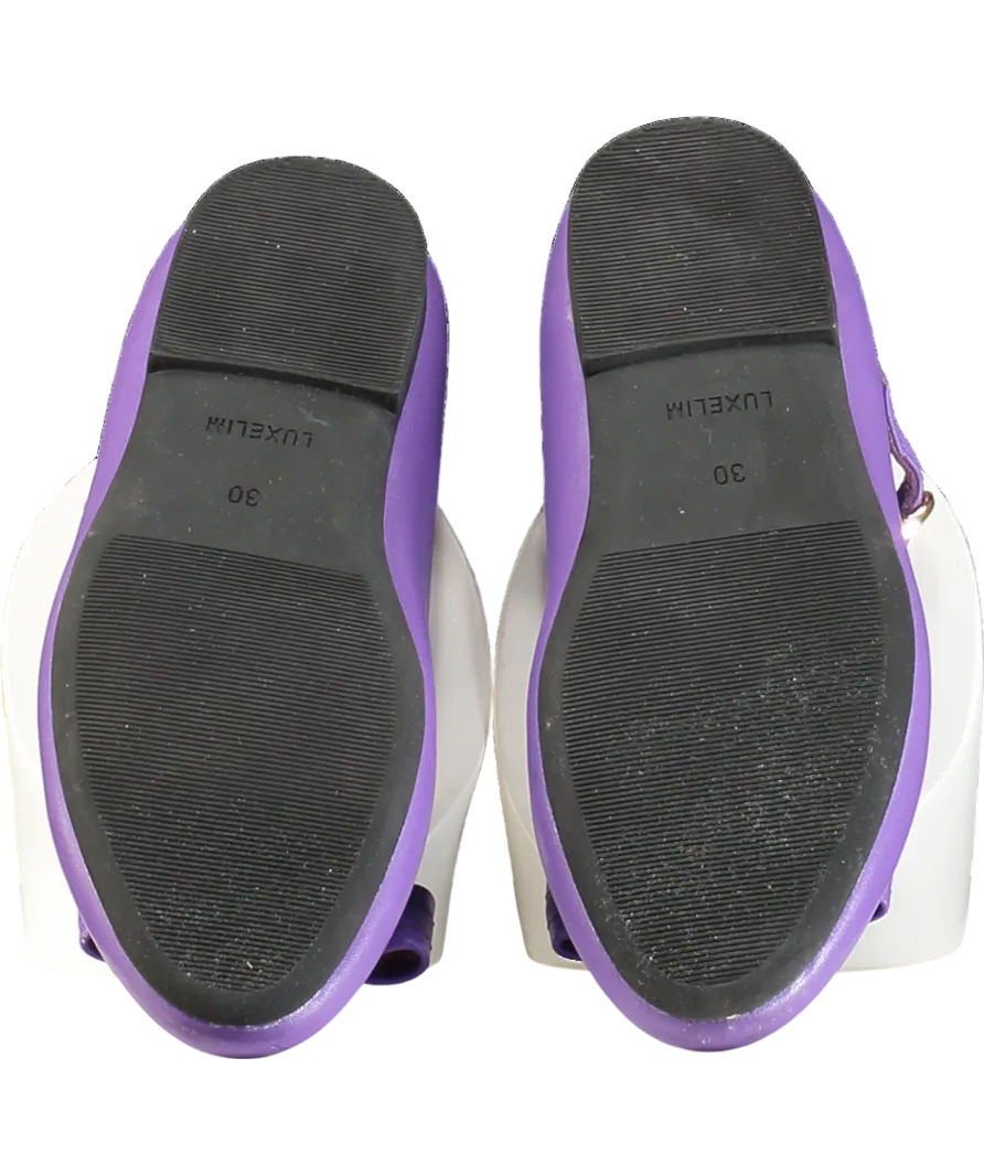 Luxelim Purple Isla Leather Shoes UK 11.5 EU 30 👼