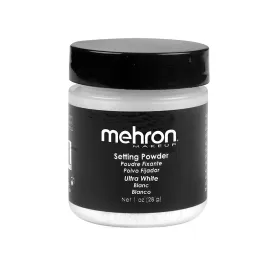 Mehron Makeup Setting Powder (1 oz) (Ultra White)