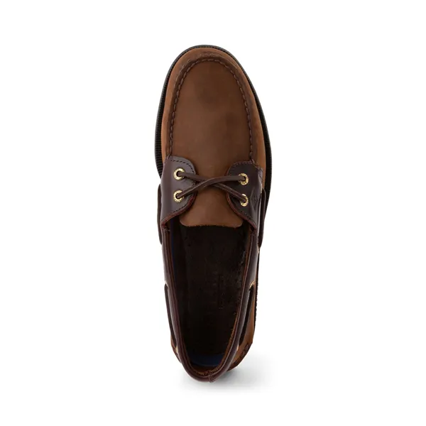 Men's boat shoes Sperry Top-Sider Authentic Original, dark brown