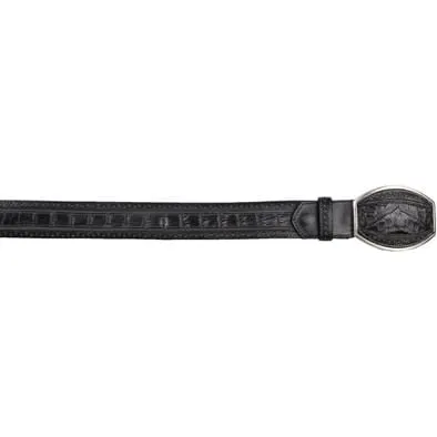Men's Los altos Caiman Belly Laser Design Casual Belt C24U8205