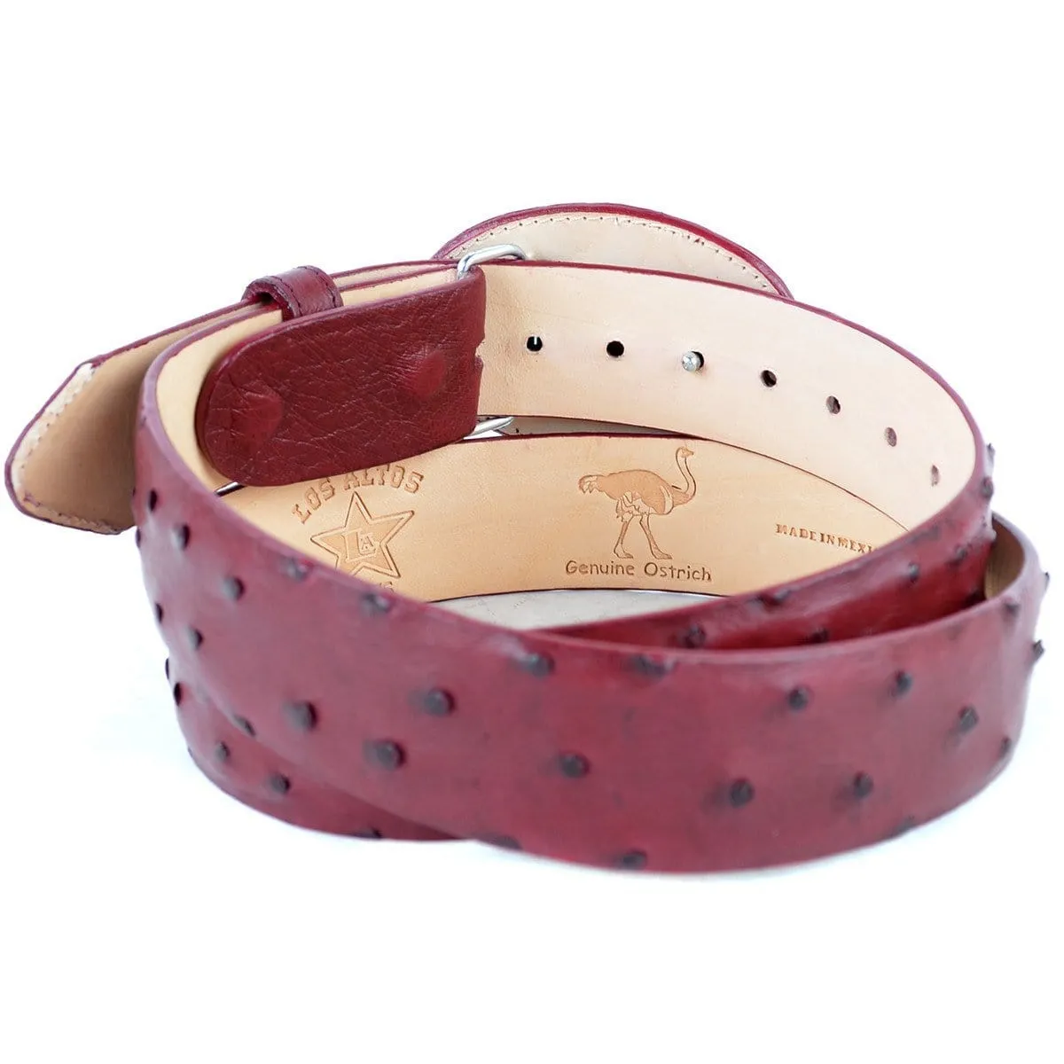 Men's Los altos Ostrich Cowboy Belt C11U0306