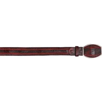 Men's Los altos Ostrich Leg Laser Design Casual Belt C24U0518