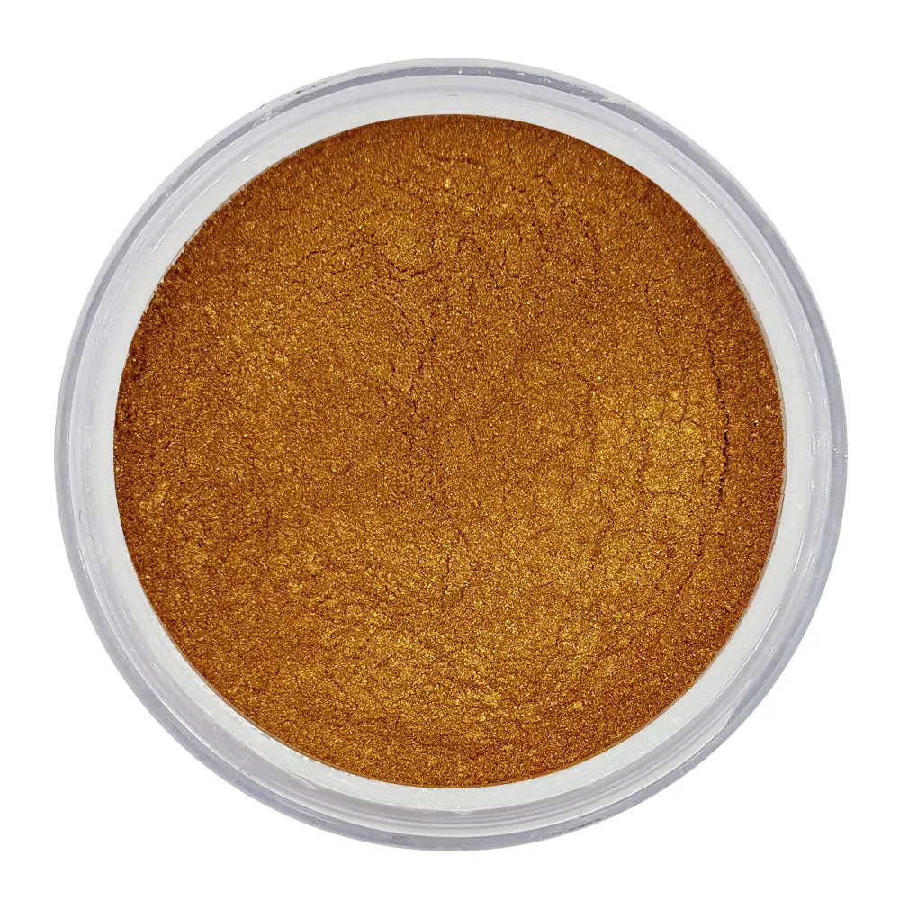 MUOBU Vegan Eco-Friendly Mica Pigment Powder 41 - 24 Carat Gold (3g)