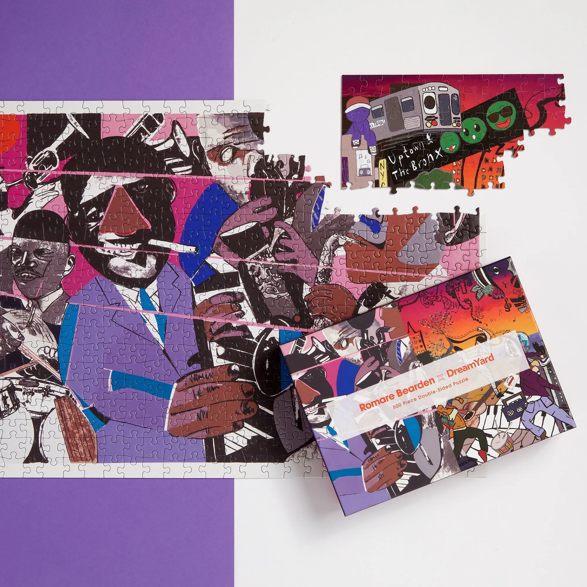 Romare Bearden x DreamYard 500 Piece Double-Sided Puzzle