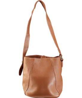 Ruskin Brown Luxury Italian Full Grain Leather The Bennet Bucket In Bracken