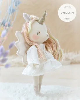 Unicorn Stuffed Animal Sewing Pattern
