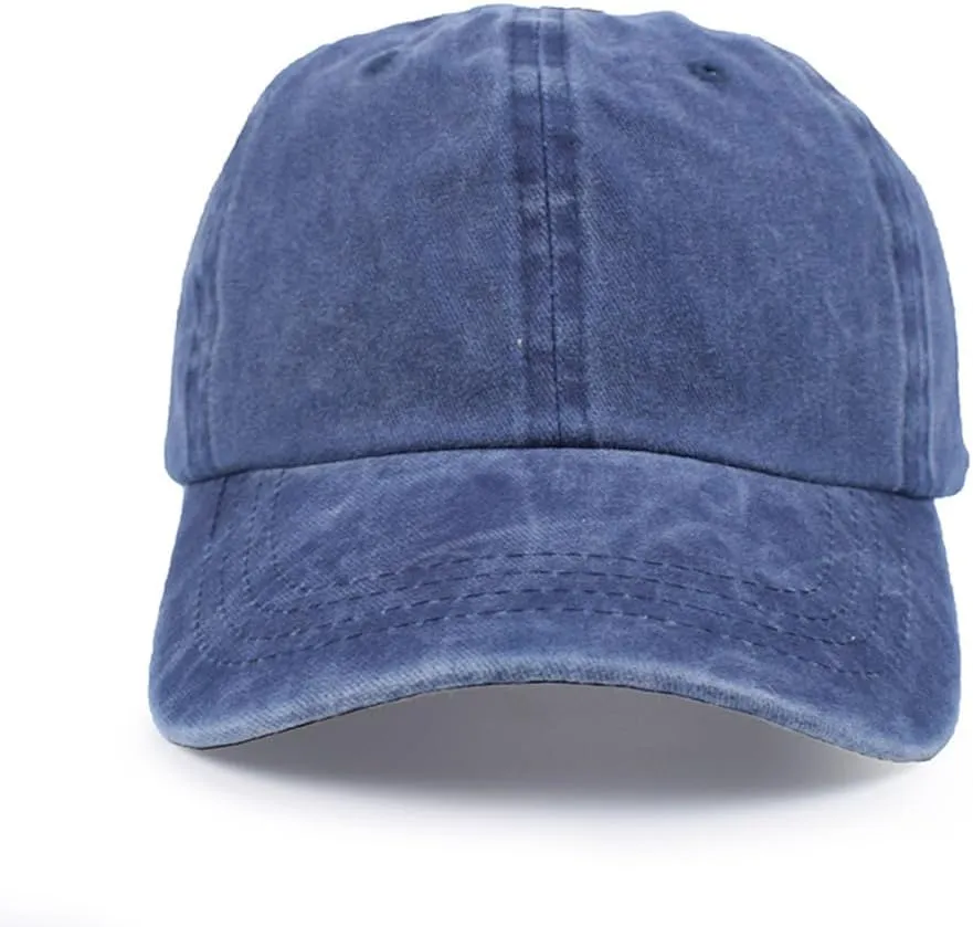 Vintage Baseball Cap for Men Women UPF50  Washed Cotton Low Profile Adjustable Distressed Golf Dad Hat