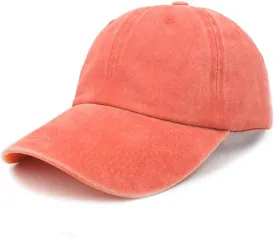 Vintage Baseball Cap for Men Women UPF50  Washed Cotton Low Profile Adjustable Distressed Golf Dad Hat